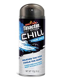 Tinactin Chill antifungal spray for athlete's foot