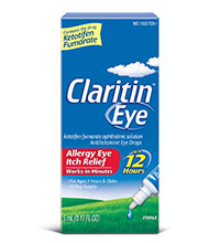 Claritin Eye Allergy Relief Ingredients in Europe