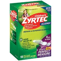 can my child take zyrtec and tylenol