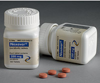 NEXAVAR (sorafenib) 200mg tablets from Bayer and Onyx