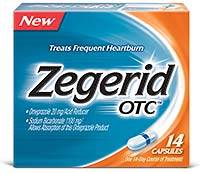 ZEGERID OTC (omeprazole/sodium bicarbonate) 20mg/1100mg capsule by Merck ZEGERID OTC (omeprazole/sodium bicarbonate) 20mg/1100mg capsule by Merck