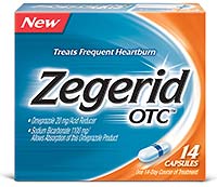 ZEGERID OTC (omeprazole/sodium bicarbonate) 20mg/1100mg capsule by Merck 