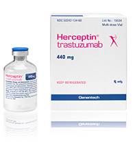 HERCEPTIN (trastuzumab) 440mg/vial lyophilized powder for IV infusion by Genentech HERCEPTIN (trastuzumab) 440mg/vial lyophilized powder for IV infusion by Genentech