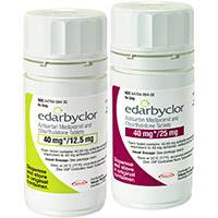 EDARBYCLOR (azilsartan medoxomil and chlorthalidone) 40/12.5mg, 40/25mg tablets by Takeda EDARBYCLOR (azilsartan medoxomil and chlorthalidone) 40/12.5mg, 40/25mg tablets by Takeda