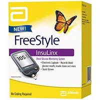 FREESTYLE INSULINX blood glucose monitoring system by Abbott FREESTYLE INSULINX blood glucose monitoring system by Abbott