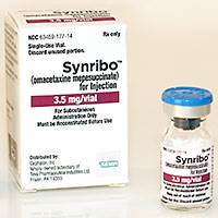 SYNRIBO (omacetaxine mepesuccinate) for injection SYNRIBO (omacetaxine mepesuccinate) for injection