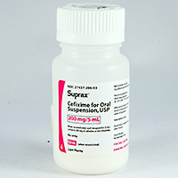 Suprax cefixime) drug information: indications, dosage 