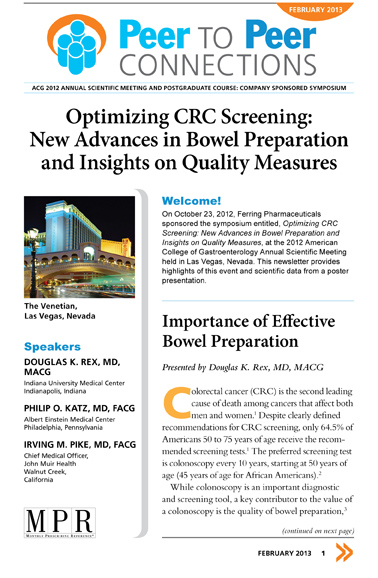 Optimizing CRC Screening: New Advances in Bowel Preparation and Insights on Quality Measures