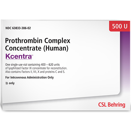 Drug Approved for Urgent Warfarin Reversal