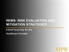 A Practitioner's Guide to REMS