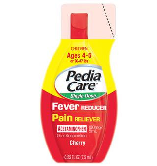 PEDIACARE SINGLE DOSE ACETAMINOPEHN FEVER REDUCER/PAIN RELIEVER PEDIACARE SINGLE DOSE ACETAMINOPEHN FEVER REDUCER/PAIN RELIEVER