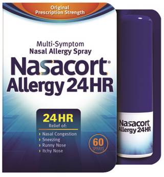 OTC Nasacort Allergy 24hr Nasal Spray Now Available OTC Nasacort Allergy 24hr Nasal Spray Now Available