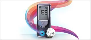 The device automatically collects a blood sample and shows the result The device automatically collects a blood sample and shows the result