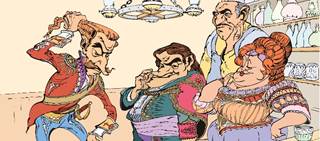 Baron Munchausen was famous for telling highly exaggerated stories Baron Munchausen was famous for telling highly exaggerated stories