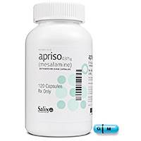 APRISO (Mesalamine) 0.375g capsules by Salix Pharmaceuticals APRISO (Mesalamine) 0.375g capsules by Salix Pharmaceuticals