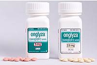 ONGLYZA (saxagliptin) 2.5mg, 5mg tablets by Bristol-Myers Squibb and AstraZeneca ONGLYZA (saxagliptin) 2.5mg, 5mg tablets by Bristol-Myers Squibb and AstraZeneca