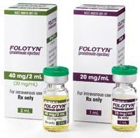 FOLOTYN (pralatrexate) 20mg/mL, 40mg/2mL injection by Allos Therapeutics FOLOTYN (pralatrexate) 20mg/mL, 40mg/2mL injection by Allos Therapeutics
