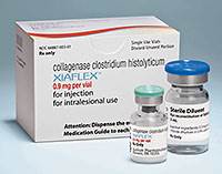 XIAFLEX (collagenase clostridium histolyticum) by Auxilium Pharmaceuticals XIAFLEX (collagenase clostridium histolyticum) by Auxilium Pharmaceuticals