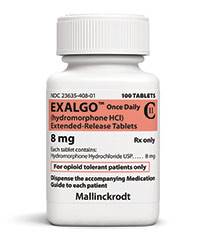 EXALGO (hydromorphone HCl) 8mg, 12mg, 16mg extended-release tablets by Covidien EXALGO (hydromorphone HCl) 8mg, 12mg, 16mg extended-release tablets by Covidien