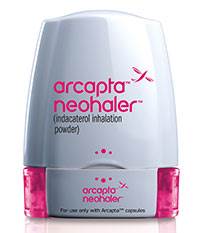 ARCAPTA NEOHALER (indacaterol) 75mcg inhalation powder by Novartis ARCAPTA NEOHALER (indacaterol) 75mcg inhalation powder by Novartis