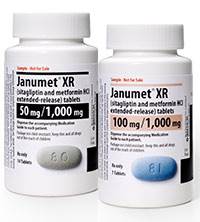 JANUMET XR (sitagliptin and metformin HCl extended-release) 50mg/1000mg;100mg/1000mgtablets by Merck JANUMET XR (sitagliptin and metformin HCl extended-release) 50mg/1000mg;100mg/1000mgtablets by Merck