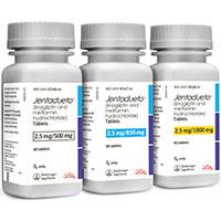 Jentadueto (linagliptin&metformin HCl) 2.5/500mg; 2.5/850mg; 2.5/1000mg tabs by Boehringer-Ingelheim Jentadueto (linagliptin&metformin HCl) 2.5/500mg; 2.5/850mg; 2.5/1000mg tabs by Boehringer-Ingelheim