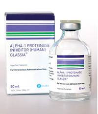 Glassia approved for treating alpha 1 antitrypsin deficiency Glassia approved for treating alpha 1 antitrypsin deficiency