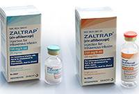 ZALTRAP (ziv-aflibercept) 25mg/mL injection for intravenous infusion by Sanofi and Regeneron ZALTRAP (ziv-aflibercept) 25mg/mL injection for intravenous infusion by Sanofi and Regeneron