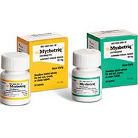 MYRBETRIQ (mirabegron) 25mg and 50mg extended-release tablets by Astellas MYRBETRIQ (mirabegron) 25mg and 50mg extended-release tablets by Astellas