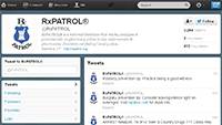 RXPATROL (Rx Pattern Analysis Tracking Robberies & Other Losses) Program twitter webpage by Purdue RXPATROL (Rx Pattern Analysis Tracking Robberies & Other Losses) Program twitter webpage by Purdue