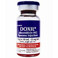 DOXIL (doxorubicin HCl liposome injection) 2mg/mL by Janssen Biotech DOXIL (doxorubicin HCl liposome injection) 2mg/mL by Janssen Biotech