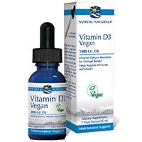 VITAMIN D3 VEGAN (1000 IU) Vitamin D3 by Nordic Naturals VITAMIN D3 VEGAN (1000 IU) Vitamin D3 by Nordic Naturals