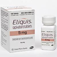 ELIQUIS (apixaban) 5mg tablets by Bristol-Myers Squibb and Pfizer ELIQUIS (apixaban) 5mg tablets by Bristol-Myers Squibb and Pfizer