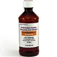 Grape-Flavored Prednisolone Oral Solution 25mg/5mL 