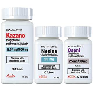 KAZANO (alogliptin/metformin HCl), NESINA (alogliptin), OSENI (alogliptin/pioglitazone) Tablets KAZANO (alogliptin/metformin HCl), NESINA (alogliptin), OSENI (alogliptin/pioglitazone) Tablets
