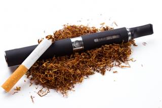 Highest levels in cherry-flavored e-cigarettes; levels >1,000-fold lower than those in workplace Highest levels in cherry-flavored e-cigarettes; levels >1,000-fold lower than those in workplace