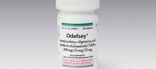 Odefsey is the second tenofovir alafenamide-based regimen to be approved by the FDA Odefsey is the second tenofovir alafenamide-based regimen to be approved by the FDA