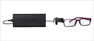 New device can scan text, relay audio version to wearer's ear New device can scan text, relay audio version to wearer's ear