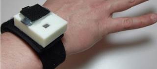 Data from the device is wirelessly transmitted and recorded on custom software Data from the device is wirelessly transmitted and recorded on custom software