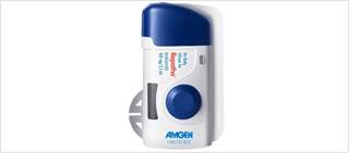 The device delivers 420mg of evolocumab in a single dose. The device delivers 420mg of evolocumab in a single dose.