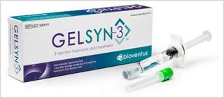 A total of 380 patients took part in a 26 week study of Gelsyn-3 A total of 380 patients took part in a 26 week study of Gelsyn-3