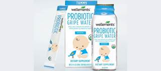 Wellements Probiotic Gripe Water can be administered to newborns as early as 2 weeks old Wellements Probiotic Gripe Water can be administered to newborns as early as 2 weeks old