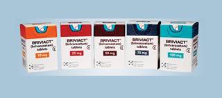 Brivaracetam has a high and selective affinity for synaptic vesicle protein 2A (SV2A) in the brain Brivaracetam has a high and selective affinity for synaptic vesicle protein 2A (SV2A) in the brain