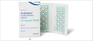 Aubagio, an immunomodulator, is currently approved to treat relapsing forms of MS Aubagio, an immunomodulator, is currently approved to treat relapsing forms of MS