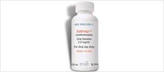 Xatmep is the first methotrexate oral solution formulation, eliminating a need for needles, tablet crushing or liquid compounding Xatmep is the first methotrexate oral solution formulation, eliminating a need for needles, tablet crushing or liquid compounding