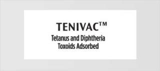 Tenivac is indicated for active immunization for the prevention of tetanus and diphtheria in persons 7 years of age and older Tenivac is indicated for active immunization for the prevention of tetanus and diphtheria in persons 7 years of age and older