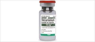 Vecuronium acts by competing for cholinergic receptors at the motor end-plate Vecuronium acts by competing for cholinergic receptors at the motor end-plate