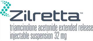 Zilretta combines triamcinolone acetonide with a poly lactic-co-glycolic acid matrix Zilretta combines triamcinolone acetonide with a poly lactic-co-glycolic acid matrix