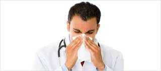Hospital-based HCPs had the highest frequency of working while sick Hospital-based HCPs had the highest frequency of working while sick