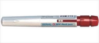Allows for minimum increments of 12.5 IU to titrate a wide range of doses Allows for minimum increments of 12.5 IU to titrate a wide range of doses